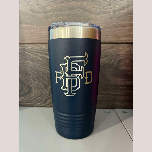Fernandina Beach FD Never Back Down Tumbler