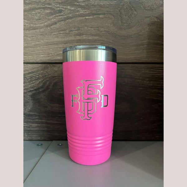 Fernandina Beach FD Never Back Down Tumbler