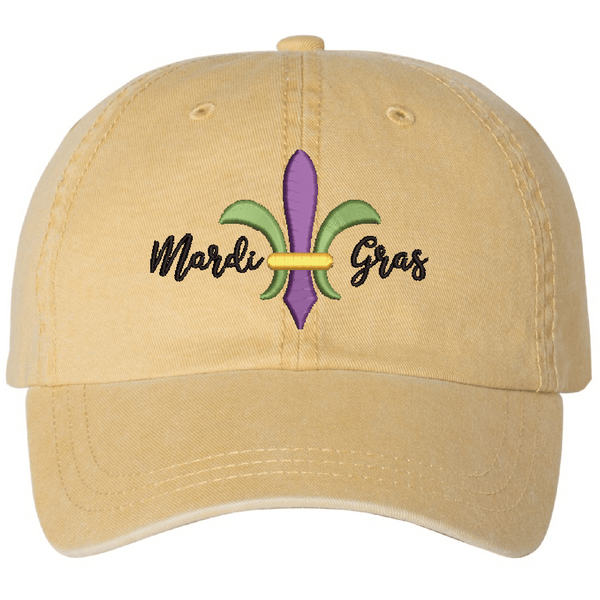Mardi Gras Embroidered Hats
