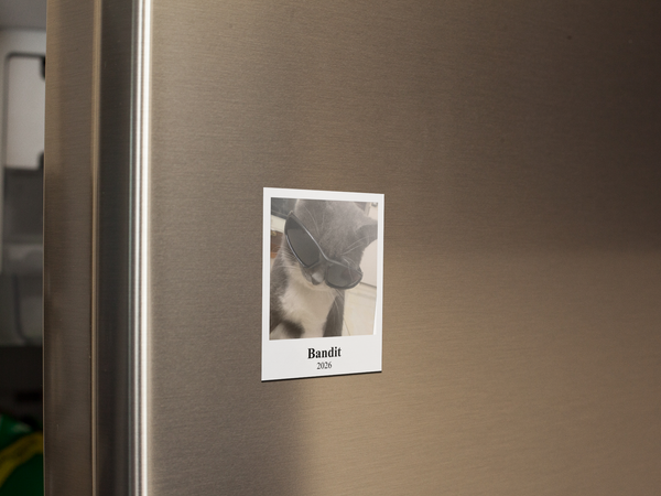 Tails Of Hope- Polaroid Fridge Magnet