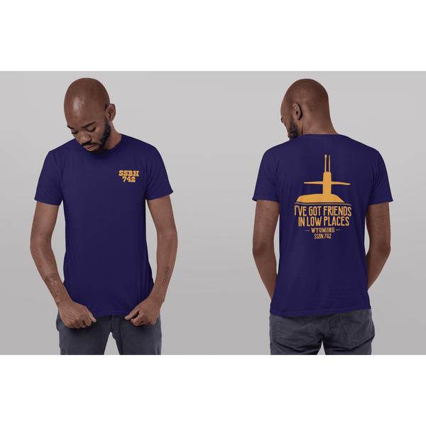 USS Wyoming Friends In Low Places Tee