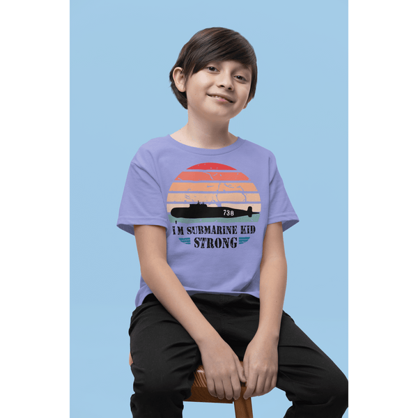 USS Maryland Submarine Kid Tee