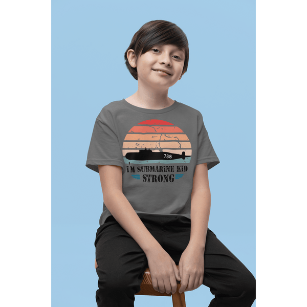 USS Maryland Submarine Kid Tee