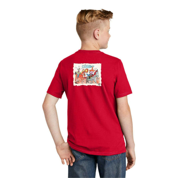 Cowboys Riding Youth T-Shirt