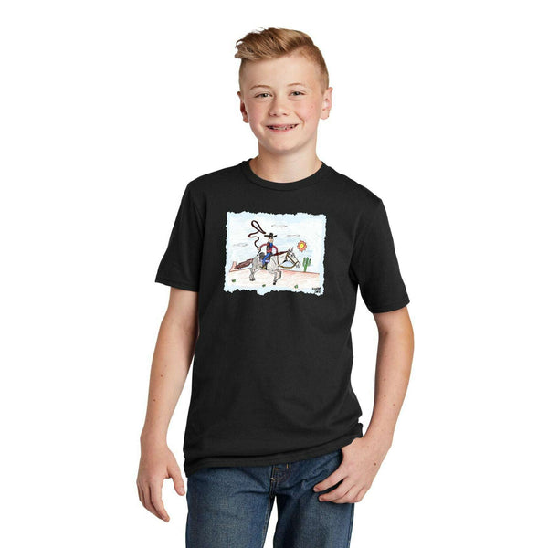 Cowboy with a Lasso Youth T-Shirt