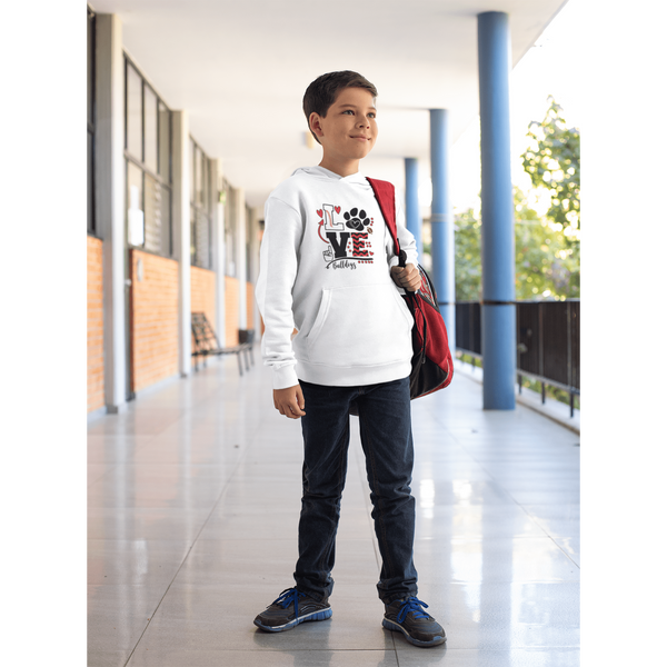 MLGES Bulldog Love Hoodie and Sweatshirt