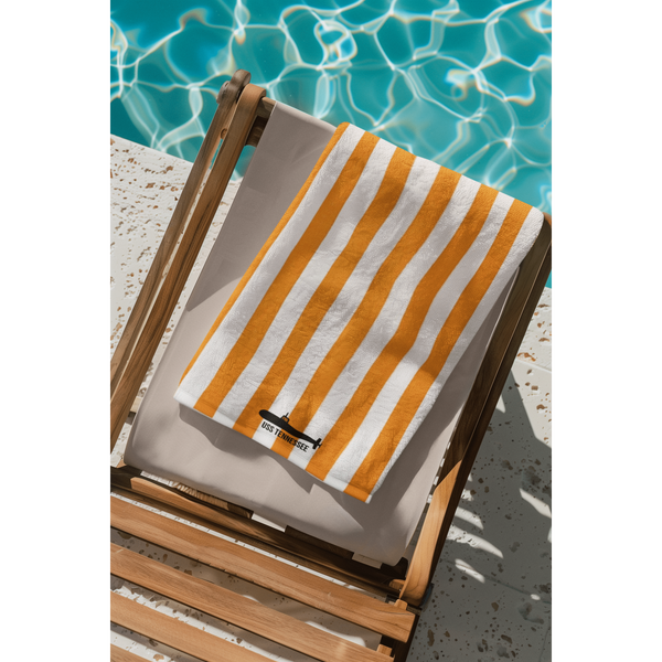 mockup-of-an-ai-generated-beach-towel-folder-on-a-chair-by-the-pool-m40933