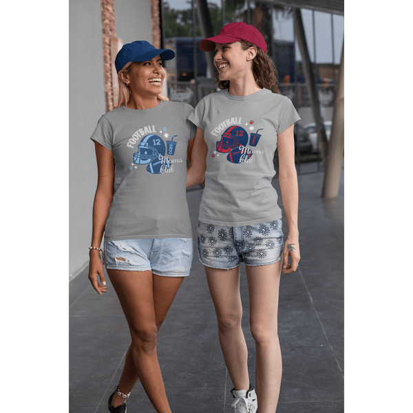 Football Moms Club Glitter Tee