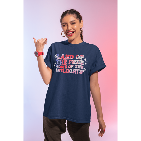 Wildcats USA Tie-Dye Tee and Hoodie