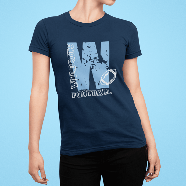 Wildcats Football Tee and Hoodie