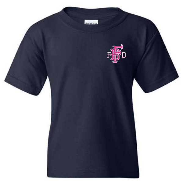 Fernandina Beach FD Kick Cancer's Axe Youth T Shirt