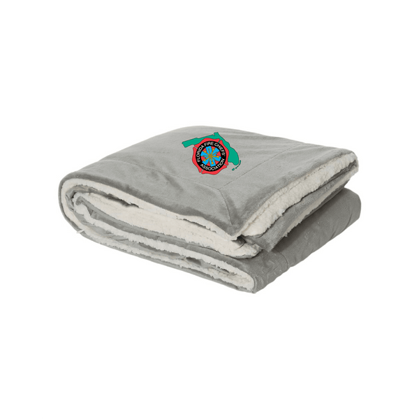 FFCA Embroidered Mink Fleece Blanket