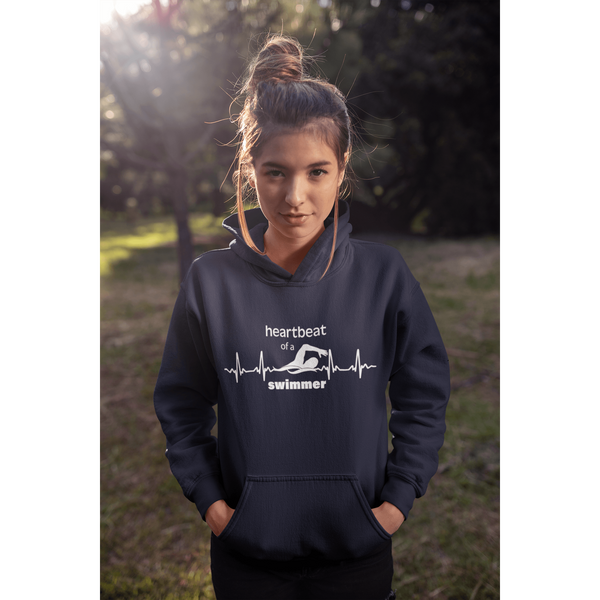 Boomers Hoodie - Heartbeat of a Swimmer